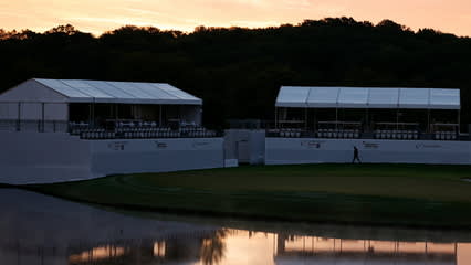 Welch, Stevens tied at the top after 18 at the Simmons Bank Open
