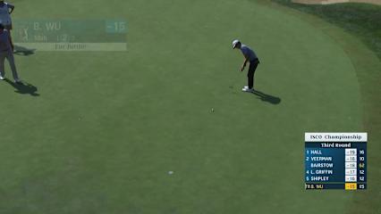 Brandon Wu makes birdie on No. 16 at ISCO Championship