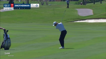Austin Smotherman nearly pitches in for eagle at Mexico Open