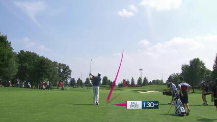 Tony Finau reads break perfectly, sinks 23-foot birdie putt at 3M Open