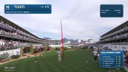 Jeffrey Kang makes birdie on No. 16 at WM Phoenix Open