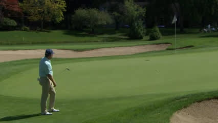 Jeff Maggert converts birdie on No. 14 at Ally Challenge