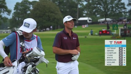 Viktor Hovland's 131-yard approach sets up birdie on No. 12 at TOUR Championship