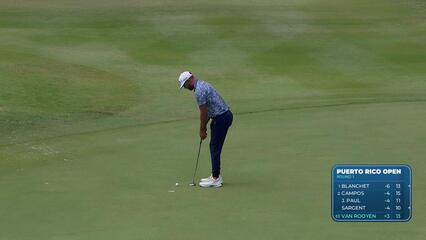 Erik van Rooyen makes birdie on No. 14 at Puerto Rico