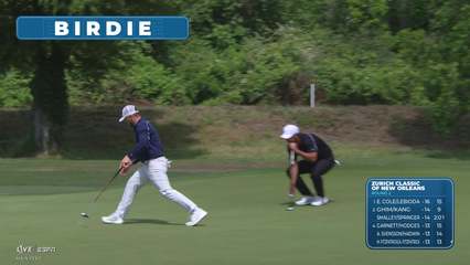 Alex Fitzpatrick/Matt Fitzpatrick makes birdie on No. 5 at Zurich Classic
