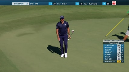 Dean Burmester makes birdie at Sanderson Farms