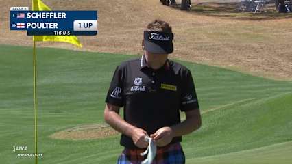 Ian Poulter makes birdie on No. 5 to win hole at WGC-Dell Match Play