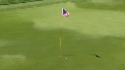 Nicholas Thompson’s approach sets up birdie on No. 16 at Valspar