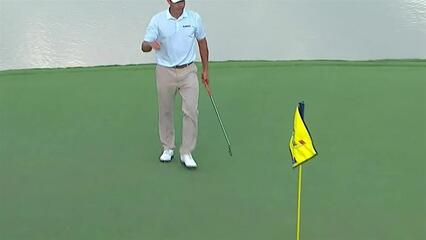 Shawn Stefani's 28-foot birdie putt at Barbasol