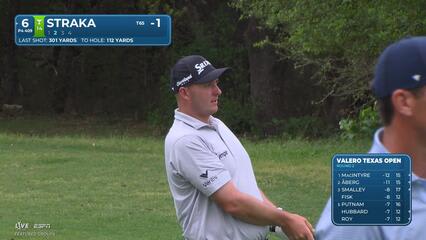 Sepp Straka hits 105-yard approach to 20 feet, sets up birdie on No. 6 at Valero