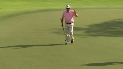 Carl Pettersson sinks long birdie putt at OHL Classic