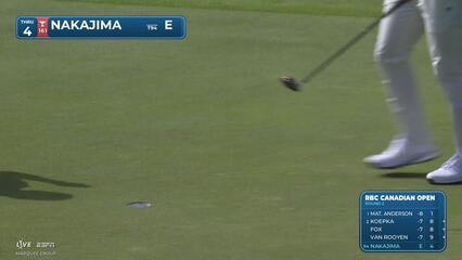Keita Nakajima drains 17-foot birdie putt on No. 4 at RBC Canadian