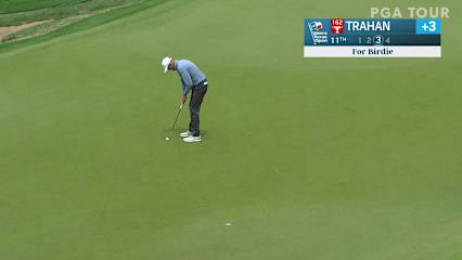 D.J. Trahan holes 18-foot birdie putt at Valero