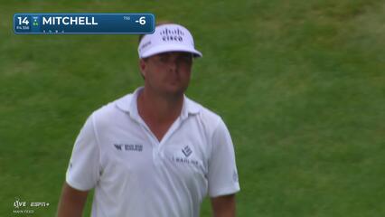 Keith Mitchell makes birdie on No. 14 at John Deere