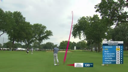 Chris Kirk sinks 35-foot birdie putt on No. 6 at Rocket Classic