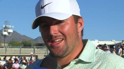 Chris Gotterup’s emotional interview after winning Farmers