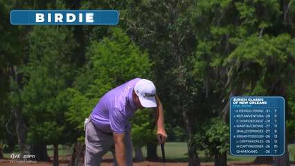 Horschel/Hoge makes birdie on No. 11 at Zurich Classic