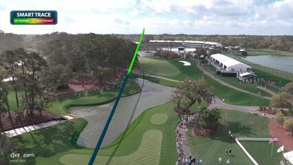 Tommy Fleetwood holes 29-foot eagle putt on No. 16 at THE PLAYERS