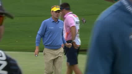 Billy Hurley III attacks the green on No. 2 at Wells Fargo