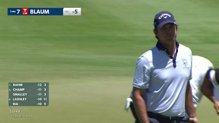 Ryan Blaum makes birdie on No. 7 at Mexico Open