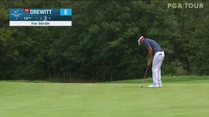 Brett Drewitt birdies No. 13 in Round 1 at Korn Ferry Tour Champ