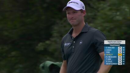 Vince Whaley hits 158-yard tee shot to 4 feet, sets up birdie on No. 13 at Sanderson Farms