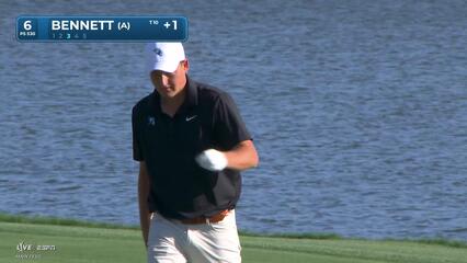 Daniel Bennett hits 46-yard approach to 5 feet, sets up birdie on No. 6 at Arnold Palmer