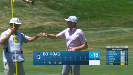 Bo Hoag's nice approach leads to birdie on No. 4 at John Deere