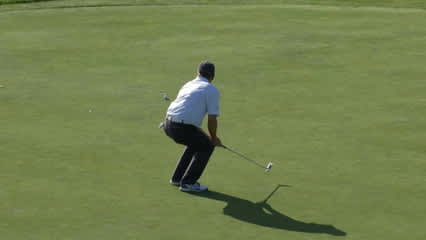Fred Funk birdies No. 9 at First Tee Open