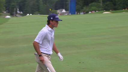 Jackson Koivun makes birdie on No. 11 at Wyndham