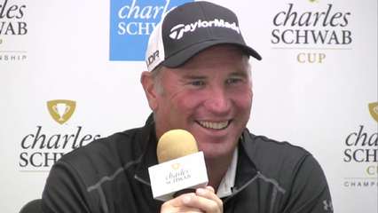 Waldorf news conference before Charles Schwab Cup