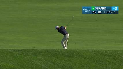 Ryan Gerard spins it close to set up birdie at Korn Ferry Tour Champ