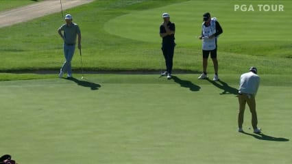 Willie Mack III sinks a 19-foot birdie putt at Genesis