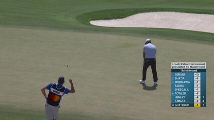 Chris Gotterup sinks 12-foot birdie putt on No. 2 at Arnold Palmer