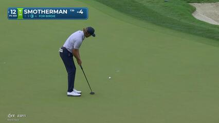 Austin Smotherman drains 12-foot birdie putt on No. 12 at Valero