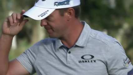 Ryan Blaum drains 23-footer for birdie at The RSM Classic