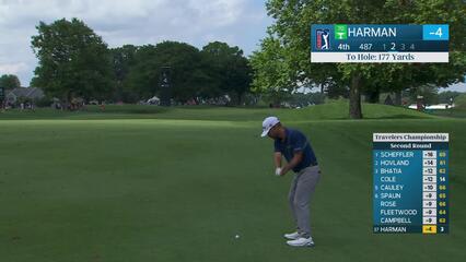 Brian Harman makes birdie on No. 4 at Travelers