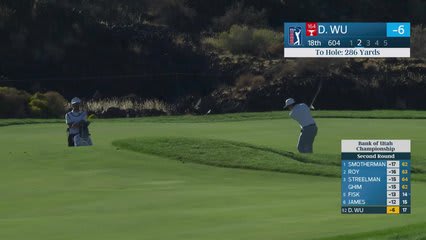 Dylan Wu reaches par-5 No. 18 in two, makes birdie at Bank of Utah