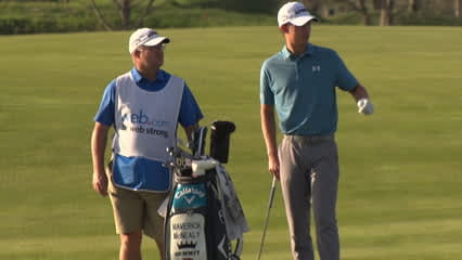 Maverick McNealy interview after Round 2 of United Leasing
