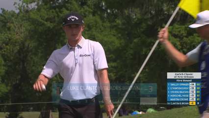 Brown/Clanton makes birdie on No. 8 at Zurich Classic