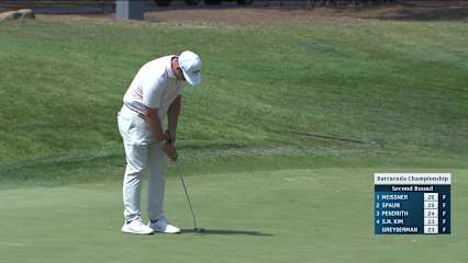 Marcus Armitage makes birdie on No. 6 at Barracuda