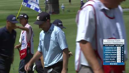 Team Langer/Alker makes birdie on No. 11 at American Family Insurance Championship