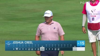 Joshua Creel makes birdie on No. 14 in Round 3 at Utah