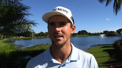 Justin Hueber interview after Round 2 of Web.com Tour Q-School