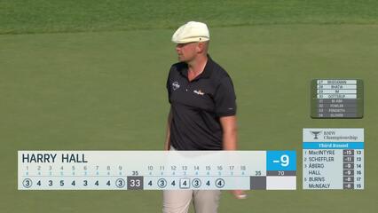 Harry Hall makes birdie on No. 16 at BMW Championship