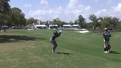 Johnny Keefer makes birdie on No. 18 at Club Car Championship