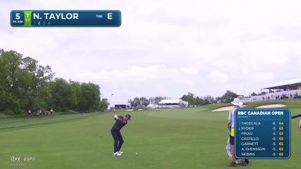 Nick Taylor's 186-yard approach sets up birdie on No. 5 at RBC Canadian