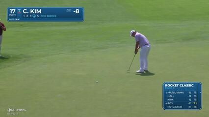 Chan Kim makes birdie on No. 17 at Rocket Classic