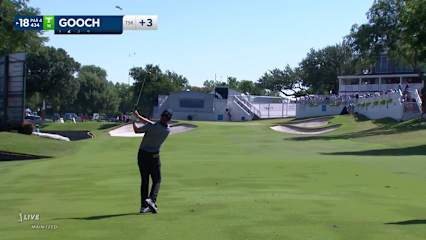 Talor Gooch dials in wedge to 5 feet and birdies at Charles Schwab