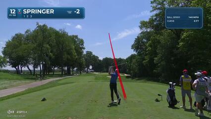 Hayden Springer makes birdie on No. 12 at John Deere